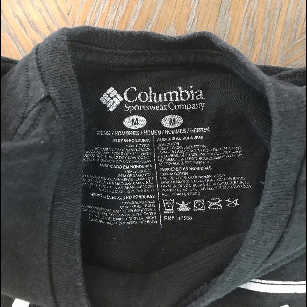 Columbia T-shirt (Black) (Medium) - Picture 3 of 3